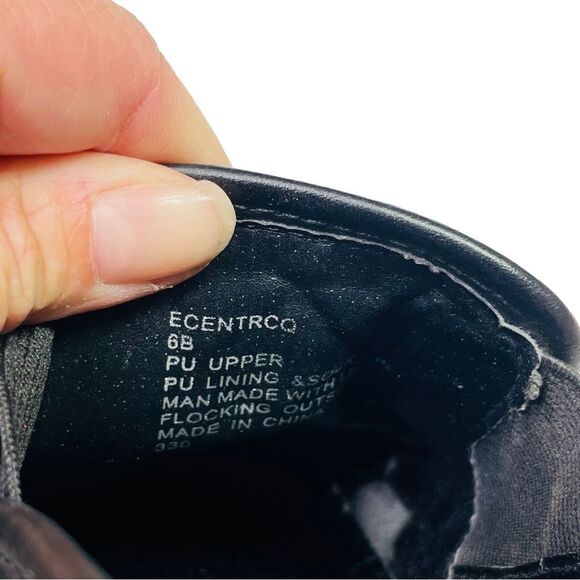 Steve Madden ECENTRCQ Black Leather Quilted Slip-On Sneakers - Size 6 - Picture 14 of 16